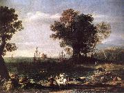 Claude Lorrain The Rape of Europa sd oil